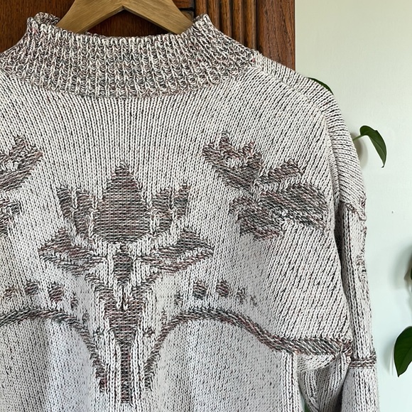 Vintage Mockneck Pullover Sweater - Picture 2 of 2
